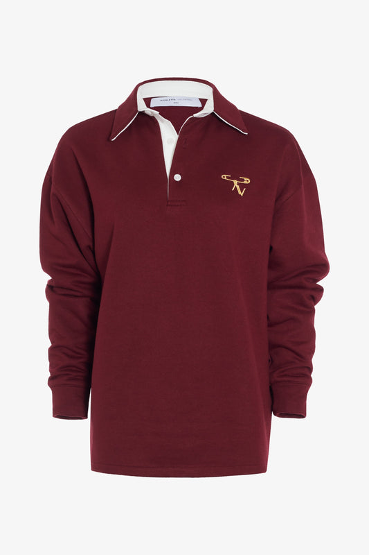 Polera Brunna Clip Burdeo