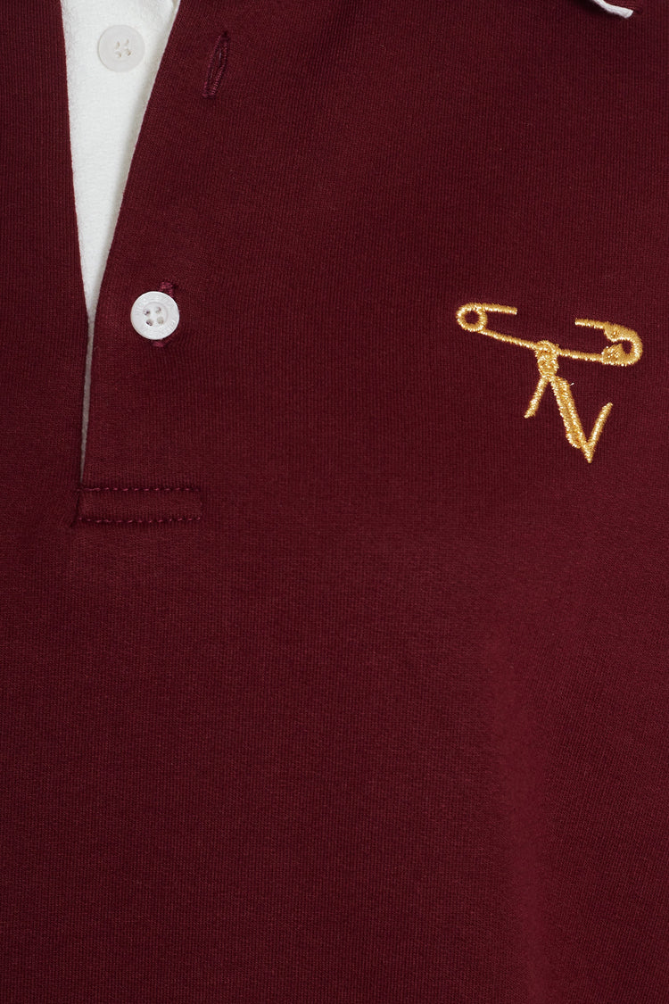 Polera Brunna Clip Burdeo